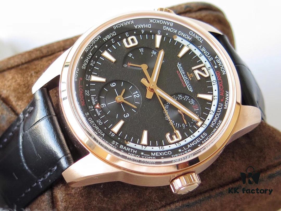 TWA 2018 New Arrival Jaeger-LeCoultre Geophysic Geographic WT 'Limited Edition 250 Worldwide' Dual-Time Watch with Blue-to-Black Gradient and Black Dial