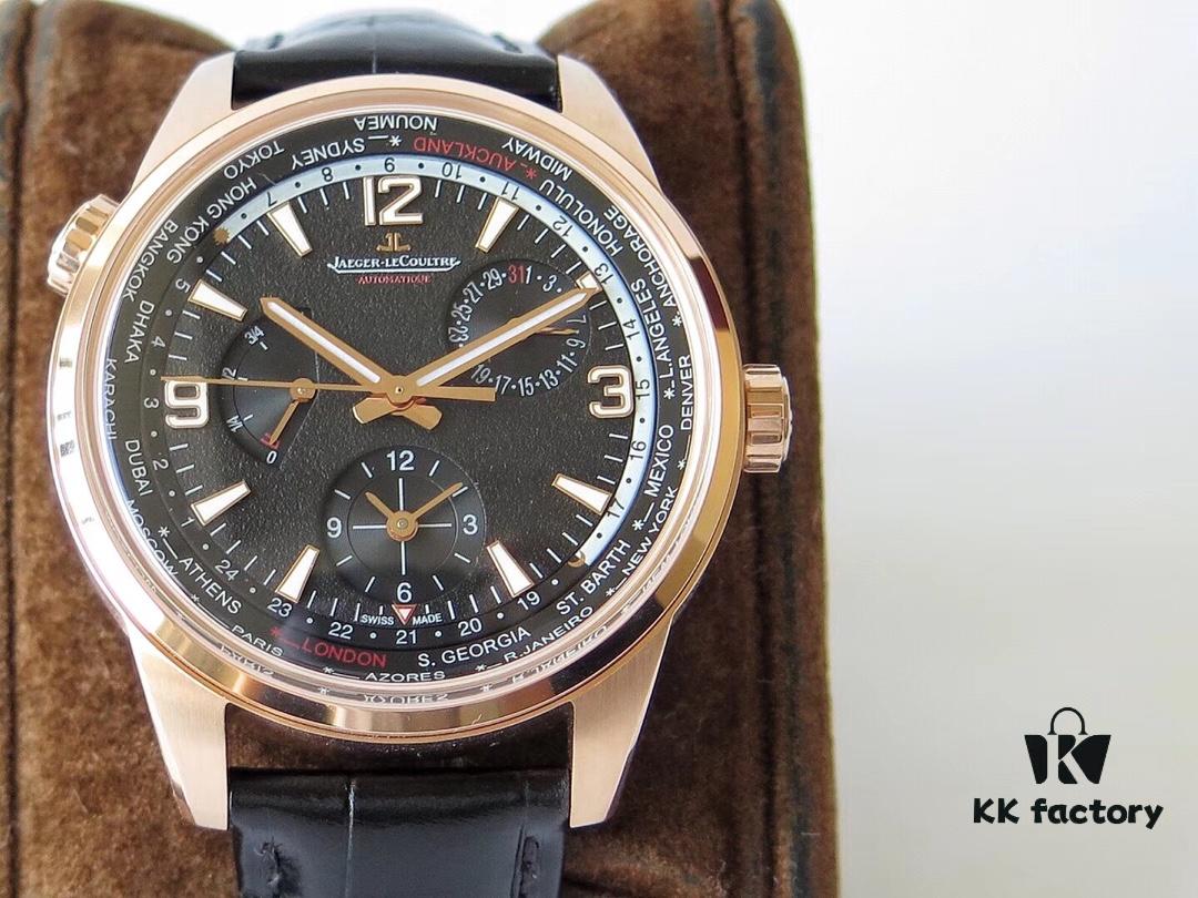 TWA 2018 New Arrival Jaeger-LeCoultre Geophysic Geographic WT 'Limited Edition 250 Worldwide' Dual-Time Watch with Blue-to-Black Gradient and Black Dial