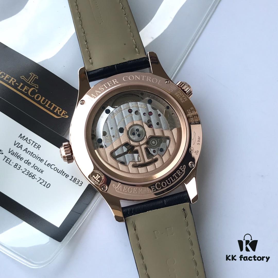 TWA Factory V2 Upgraded Version #39495 | Highest Market Version JL Jaeger LeCoultre 'Geophysicist Master' Multifunction Watch with Cal.939A Movement, 42mm 316L Stainless Steel Case, Date Display, Dual Time Zone, Power Reserve Indicator