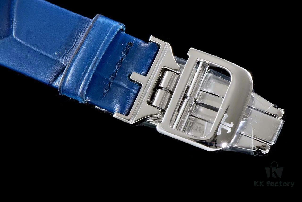 BF Fine Collection Jaeger LeCoultre Rendez-Vous Series Upgraded Version Released with Imported Italian Cow Leather Strap, Top-Quality Blued Steel Hands, Equipped with Modified Imported 9015 Movement Replacing Original Cal.898A Automatic Self-Winding Movement (No Additional Plate), Featuring Day-Night Display, Diameter: 34mm, Thickness: 10mm