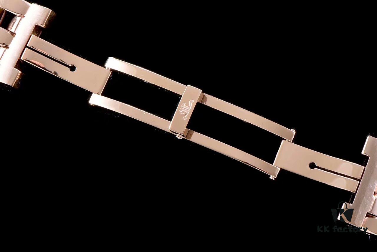 BF Fine V2 Edition Jaeger Rendez-Vous Series Automatic Mechanical Ladies' Watch with Imported Italian Cow Leather Strap, Top-Quality Blued Steel Hands, Equipped with Modified 9015 Movement (Without Additional Plate) Mimicking Original Cal.898A Automatic Self-Winding Movement, Featuring Day-Night Display, Diameter: 34mm, Thickness: 10mm