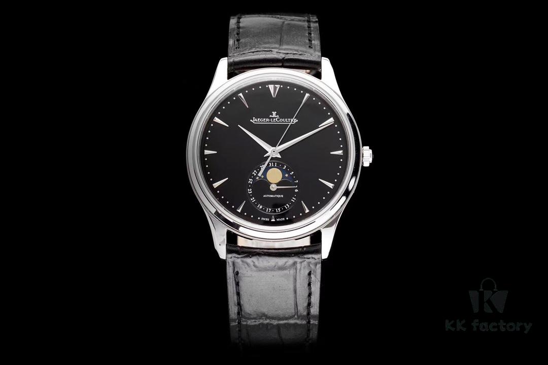 Stellar Elegance: Admire the Heart and Moon — AZ's Tribute to Jaeger LeCoultre Master Collection Q1368420 Moonphase Watch