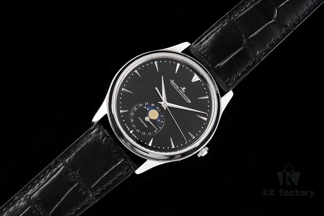 Stellar Elegance: Admire the Heart and Moon — AZ's Tribute to Jaeger LeCoultre Master Collection Q1368420 Moonphase Watch