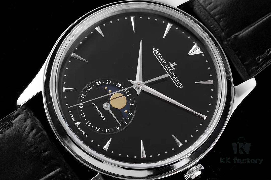 Stellar Elegance: Admire the Heart and Moon — AZ's Tribute to Jaeger LeCoultre Master Collection Q1368420 Moonphase Watch