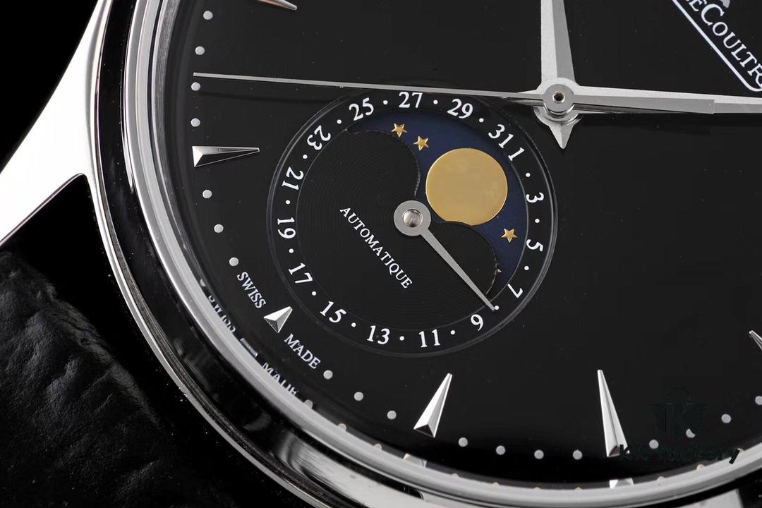 Stellar Elegance: Admire the Heart and Moon — AZ's Tribute to Jaeger LeCoultre Master Collection Q1368420 Moonphase Watch