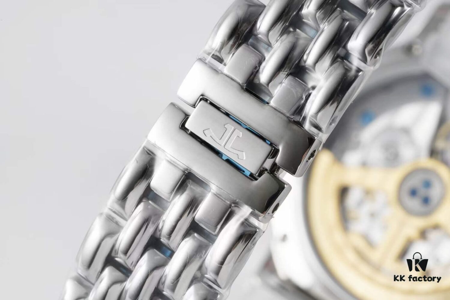 BF Fine Collection Jaeger LeCoultre Rendez-Vous Series with Imported 316L Stainless Steel Bracelet, Top-Quality Blued Steel Hands, Equipped with Modified Imported 9015 Movement Simulating Original Cal. 898A Automatic Self-Winding Movement (Without Additional Plate), Featuring Day-Night Display, Diameter: 34mm, Thickness: 10mm