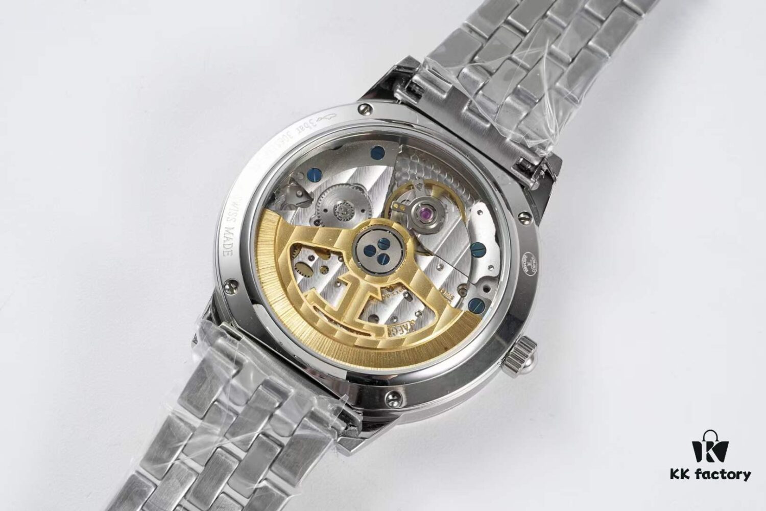 BF Fine Collection Jaeger LeCoultre Rendez-Vous Series with Imported 316L Stainless Steel Bracelet, Top-Quality Blued Steel Hands, Equipped with Modified Imported 9015 Movement Simulating Original Cal. 898A Automatic Self-Winding Movement (Without Additional Plate), Featuring Day-Night Display, Diameter: 34mm, Thickness: 10mm