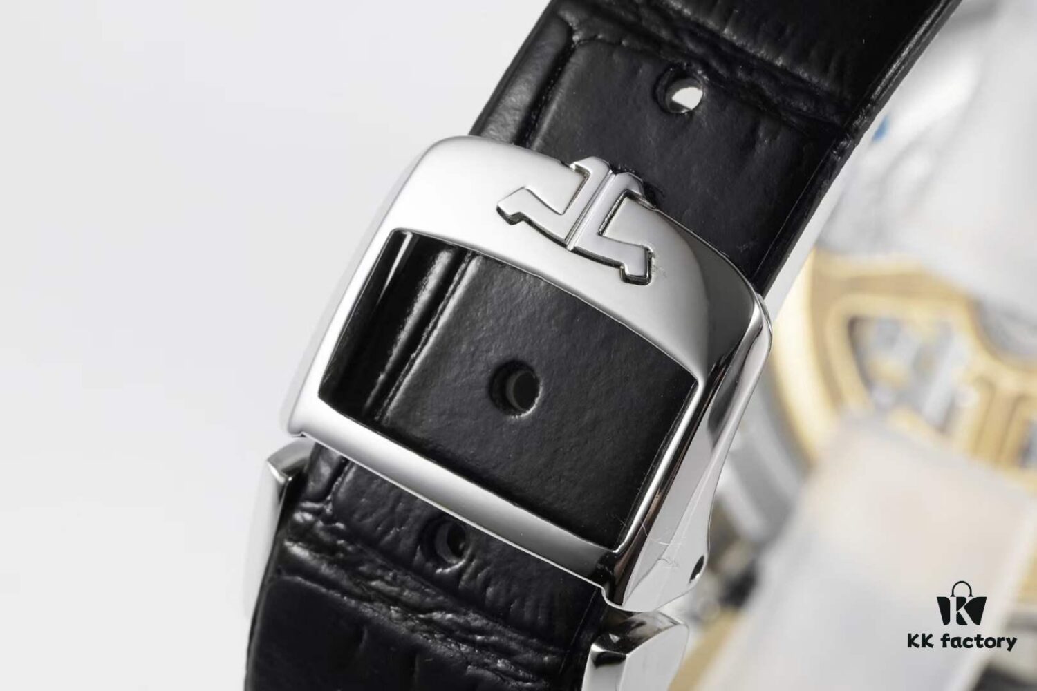 BF Fine Collection Jaeger LeCoultre Rendez-Vous Series with Imported Italian Cowhide Strap, Top-Grade Blued Steel Hands, Equipped with Modified 9015 Movement Replacing Original Cal.898A Automatic Self-Winding Movement (No Additional Bridge Plate), Featuring Day-Night Display, Diameter: 34mm, Thickness: 10mm