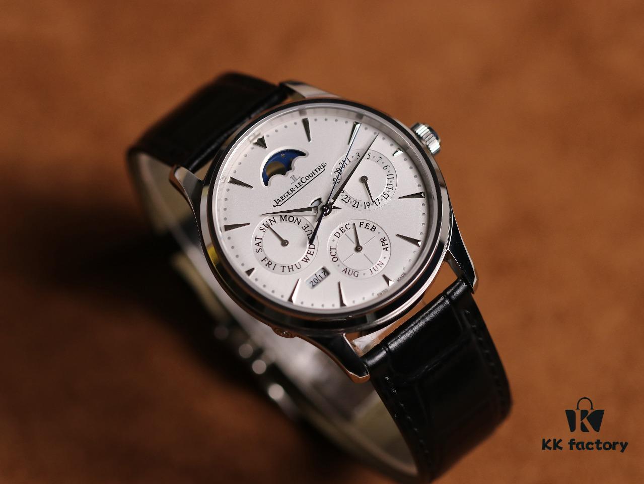 V9 Jaeger Master Ultra Thin Perpetual Calendar Automatic Mechanical Watch - Reproduction of Stephen Strange's Watch from 'Doctor Strange'