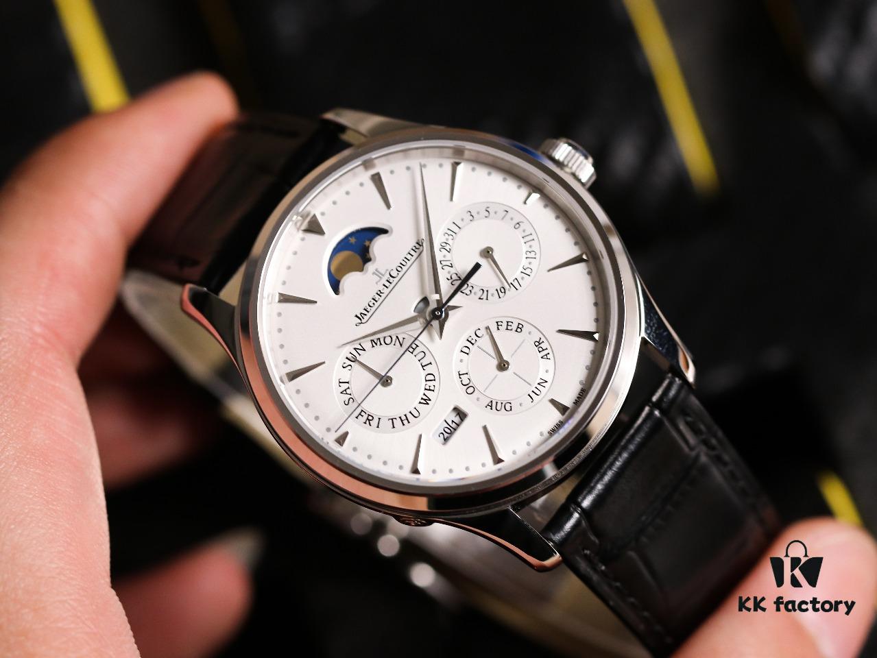 V9 Jaeger Master Ultra Thin Perpetual Calendar Automatic Mechanical Watch - Reproduction of Stephen Strange's Watch from 'Doctor Strange'