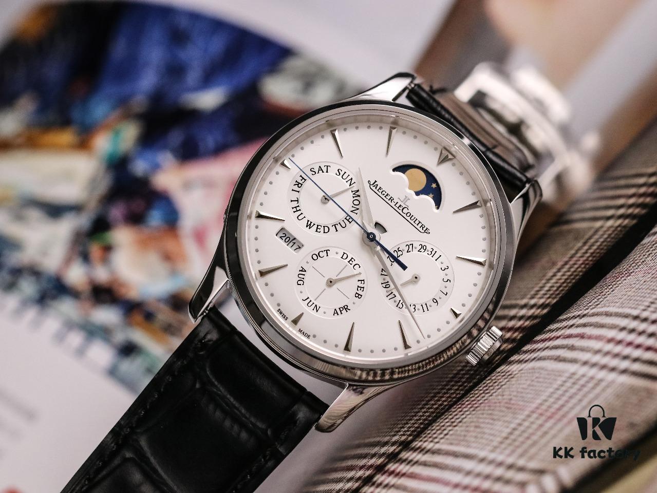 V9 Jaeger Master Ultra Thin Perpetual Calendar Automatic Mechanical Watch - Reproduction of Stephen Strange's Watch from 'Doctor Strange'