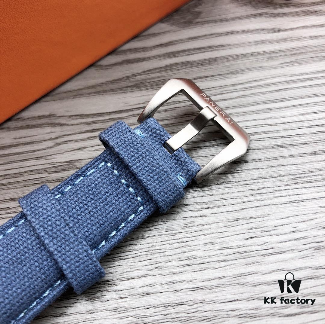 Panerai PAM00906 LUMINOR DUE Series Automatic Mechanical Men's Watch, 47mm, Stainless Steel, 5.3mm Thick, Equipped with Panerai Manufacture Automatic Swiss Movement