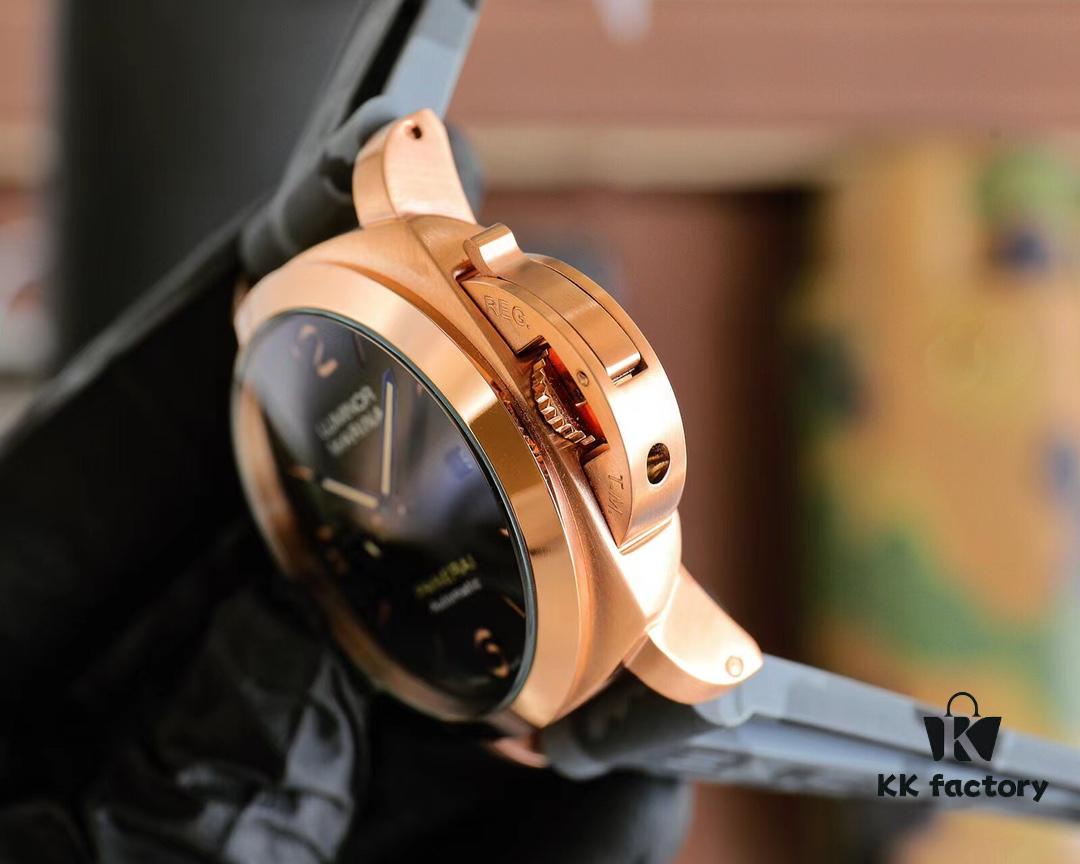 Panerai PANERAI Arc-coated Glass 44mm*16mm Automatic Mechanical Watch with Camouflage Rubber Strap and Original Buckle