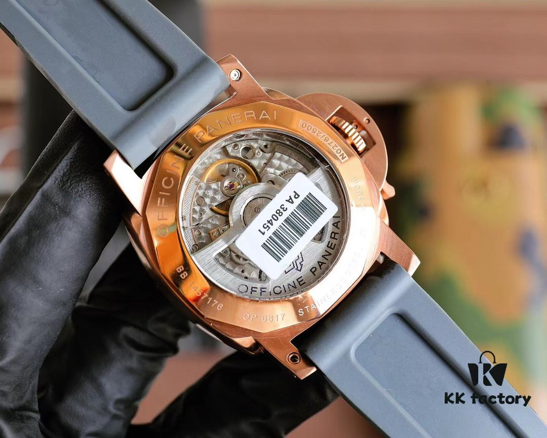 Panerai PANERAI Arc-coated Glass 44mm*16mm Automatic Mechanical Watch with Camouflage Rubber Strap and Original Buckle