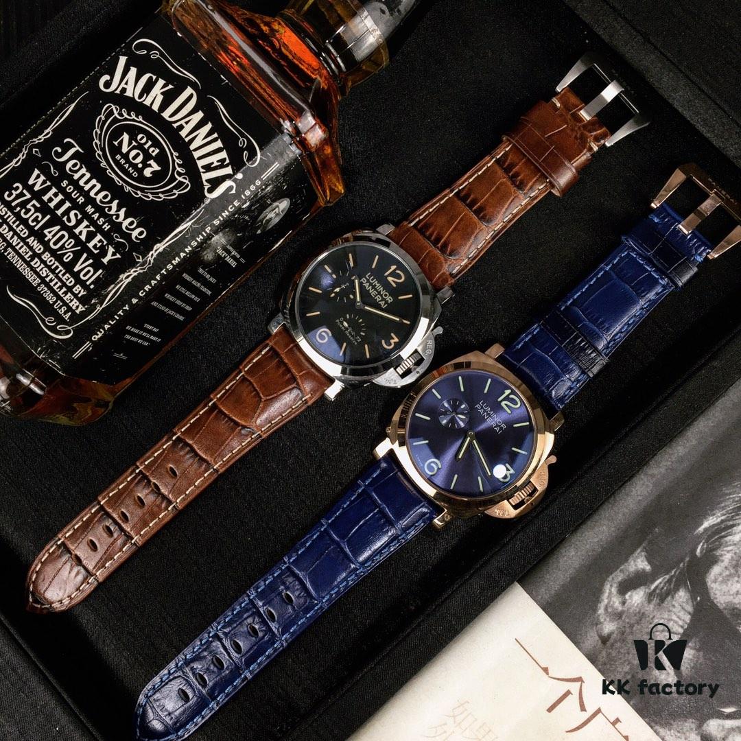 Panerai PANERAI Arc-coated Glass 47mm*16mm Full-grain Calf Leather Strap with Original Pin Buckle Automatic Mechanical A Watch from the Tough Guy