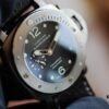 Panerai PANERAI Arc-shaped Coated Glass 47mm*16mm Full Grain Leather Strap with Original Pin Buckle Fully Automatic Mechanical Movement Bronze/Titanium Case A Watch from the Tough Man