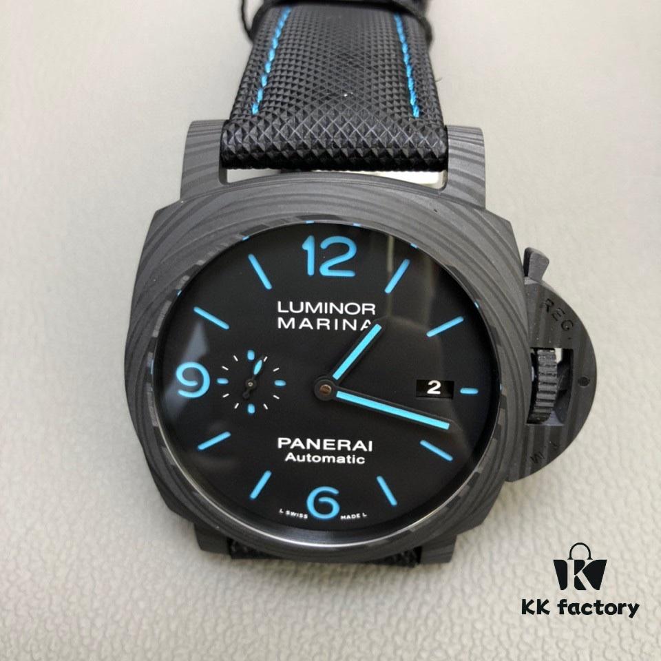 VS Factory New Masterpiece Panerai PAM1661 Carbon Fiber Case Lightweight Design Perfect for Summer Wear 44x14.5mm