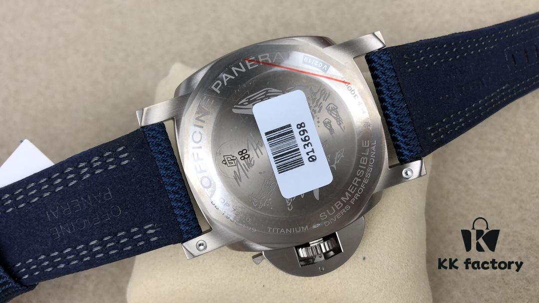 vsPAM985-47mm, Panerai 2019 Heartfelt Creation: Internal Floating Logo, Dimensional Numerical Bezel, Trigonic Clear Dial, PET Resin Fiber Strap, Perfect Fusion of Classic and Modern Design Elements, Breaking Self-limitations