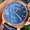 VS2020 New Arrival: 44MM 'Provocative Blue' Lumino Rosso Gold Panerai Watch PAM 1112