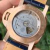 VS2020 New Arrival: 44MM 'Provocative Blue' Lumino Rosso Gold Panerai Watch PAM 1112