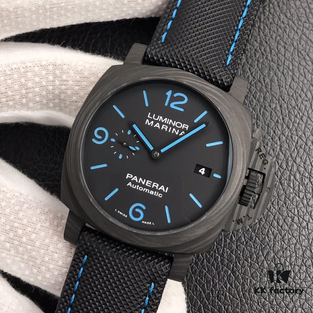 Panerai Luminor Series Carbon Fiber Watch 44mm PAM01661 2020 New Arrival