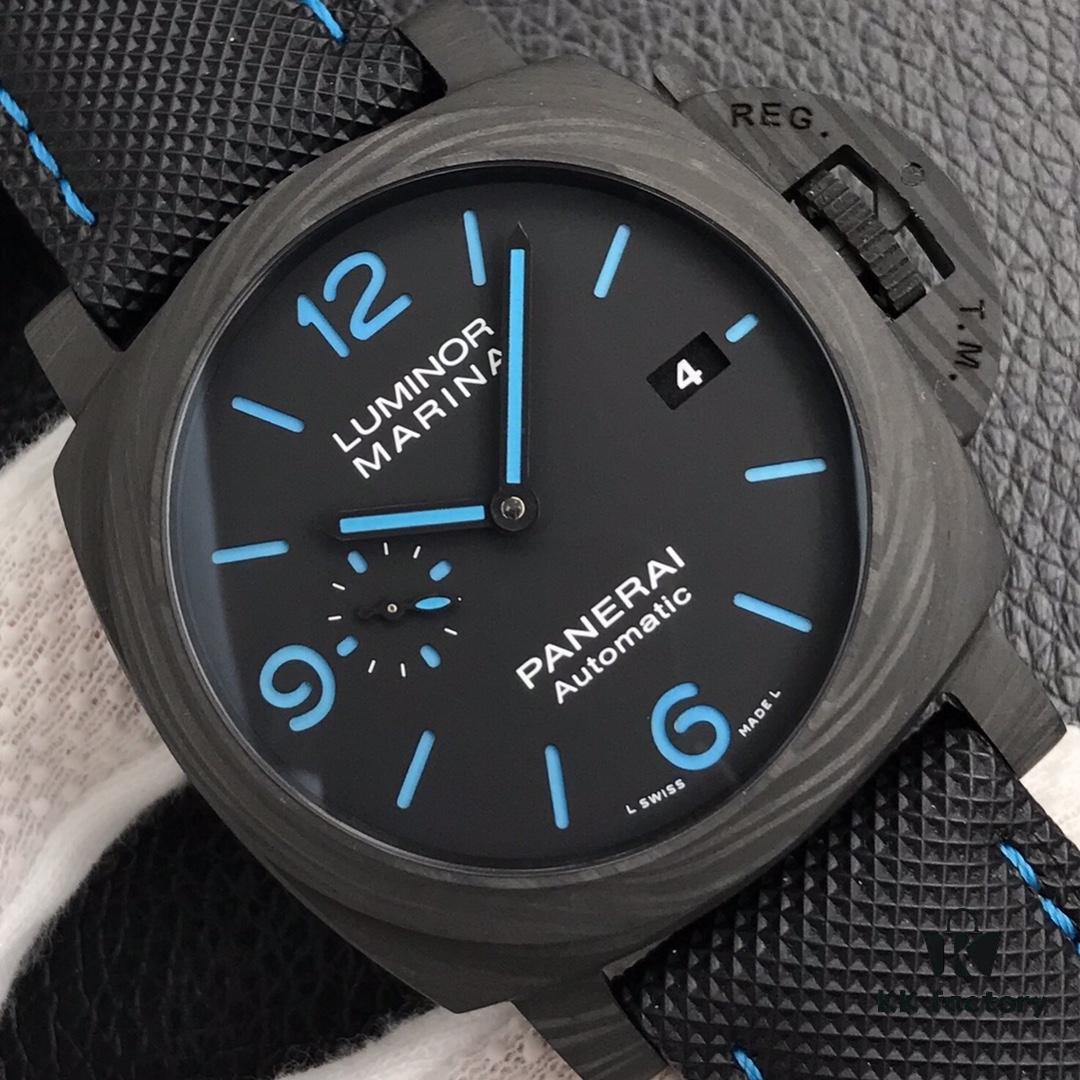 Panerai Luminor Series Carbon Fiber Watch 44mm PAM01661 2020 New Arrival