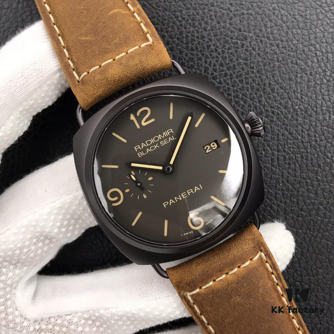 Panerai PAM505 Titanium Case, New Version Movement, 45x16.5mm, V2 Replica P.9000 Automatic Mechanical Movement