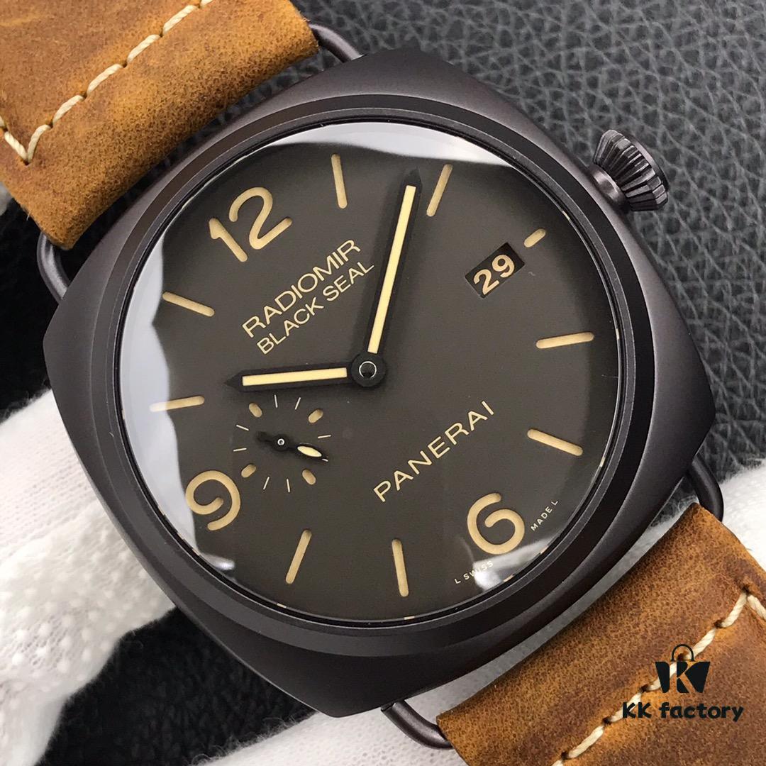 Panerai PAM505 Titanium Case, New Version Movement, 45x16.5mm, V2 Replica P.9000 Automatic Mechanical Movement