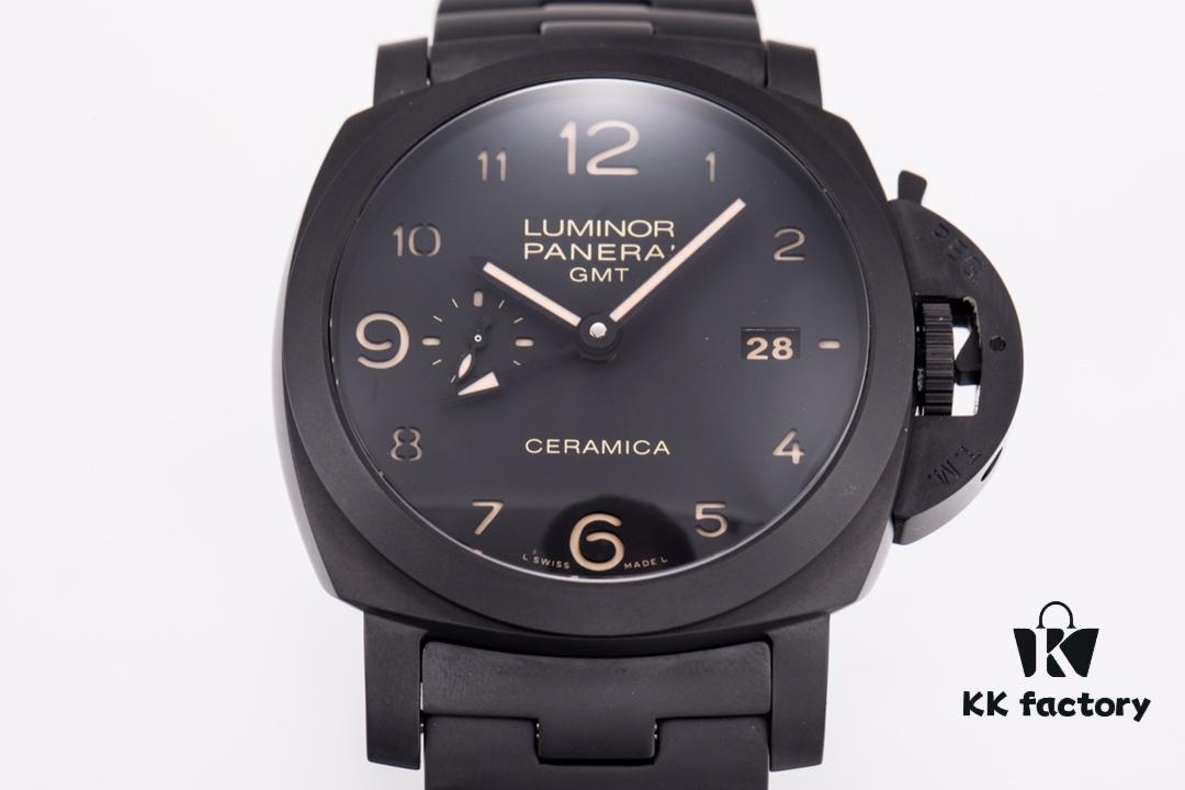 VS Panerai 'Black Warrior' 438 Upgraded to V2 Full Black Movement
