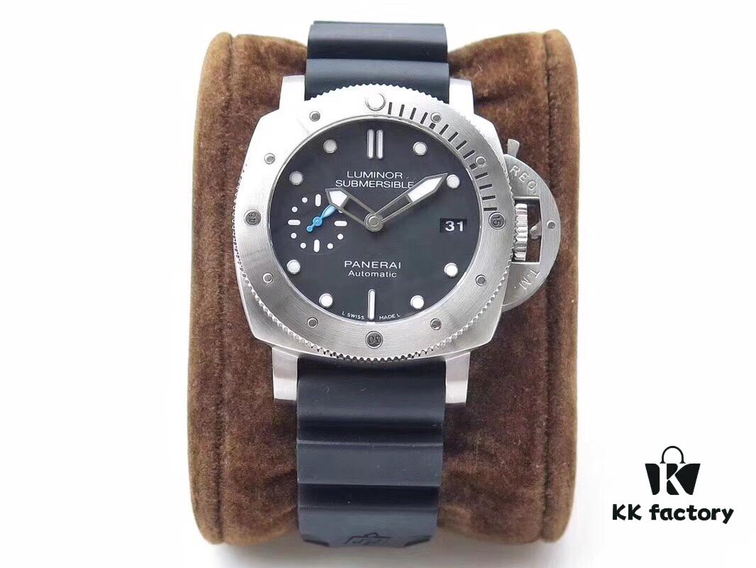 ZF Production Panerai Pam682, Small Case with Natural Rubber Strap