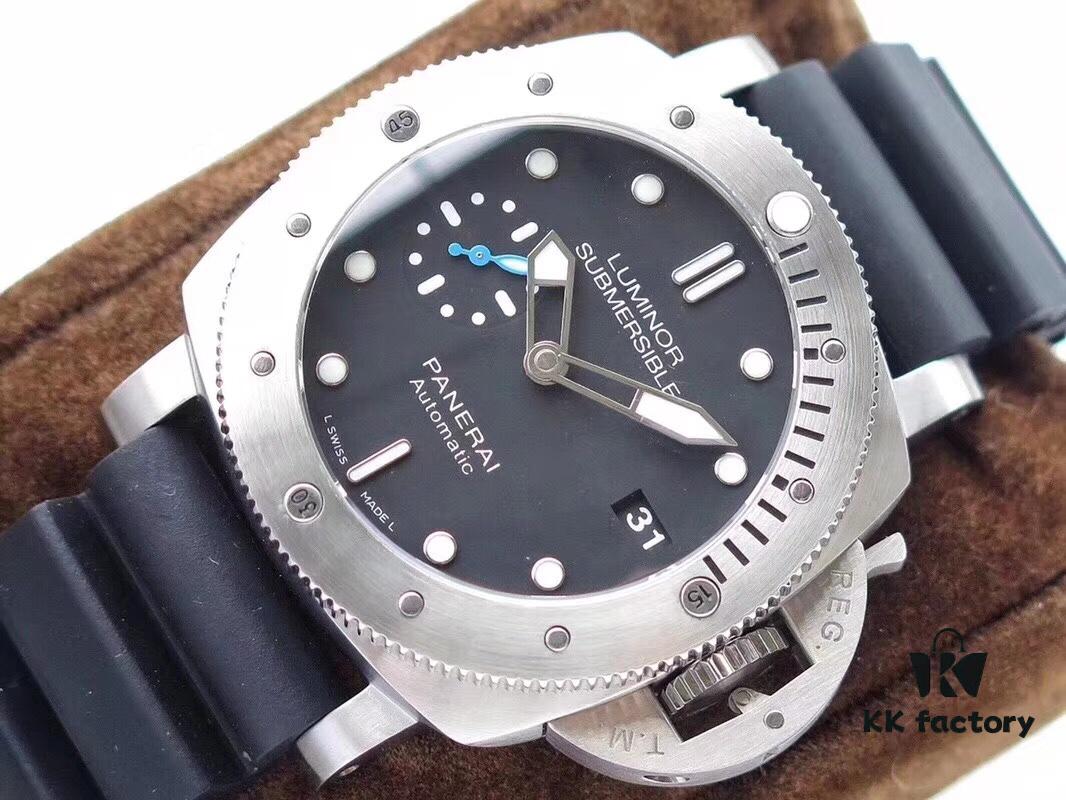 ZF Production Panerai Pam682, Small Case with Natural Rubber Strap