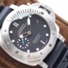 ZF Production Panerai Pam682, Small Case with Natural Rubber Strap