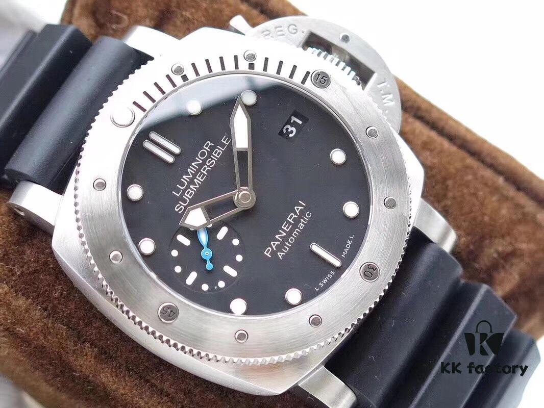 ZF Production Panerai Pam682, Small Case with Natural Rubber Strap