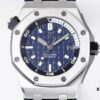 Audemars Piguet Diver - New Model 15720! 42mm x 14.2mm Stainless Steel Case with Anti-Reflective Sapphire Crystal, Black Ceramic Screw-Down Crown, Calibre 4308 Automatic Movement, 'Méga Tapisserie' Dial, Luminescent Markers, Rubber Strap