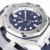 Audemars Piguet Diver - New Model 15720! 42mm x 14.2mm Stainless Steel Case with Anti-Reflective Sapphire Crystal, Black Ceramic Screw-Down Crown, Calibre 4308 Automatic Movement, 'Méga Tapisserie' Dial, Luminescent Markers, Rubber Strap