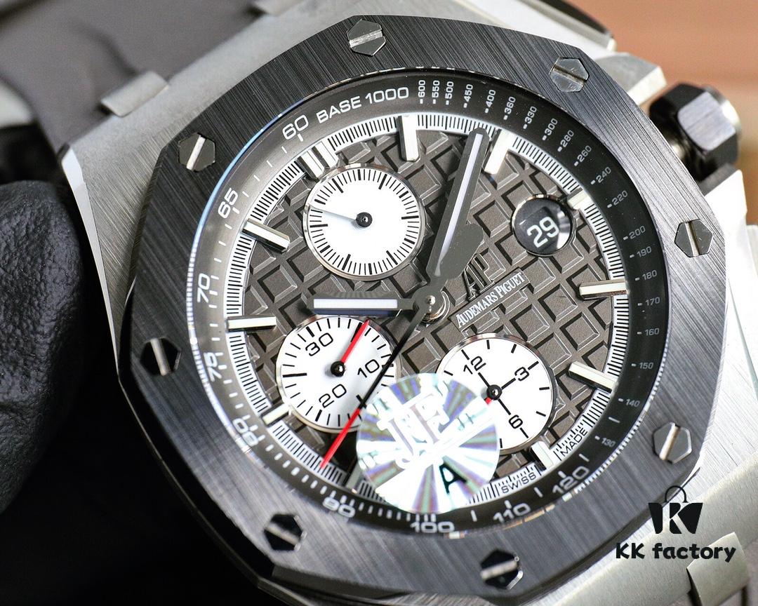 Ceramic Bezel 🔘 Version Audemars Piguet Royal Oak Offshore Limited Multi-Function Chronograph Mechanical Watch 44MM 17MM