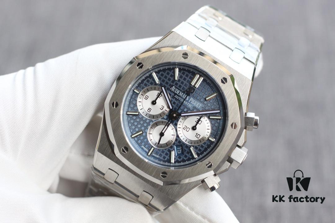 OM's Latest Breakthrough V2 Version: Royal Oak 26331 Chronograph Series, Fully Matching Original in Function and Positioning