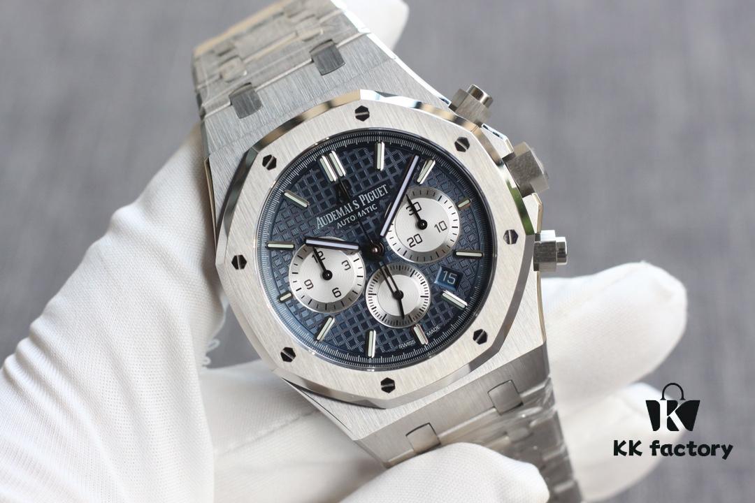 OM's Latest Breakthrough V2 Version: Royal Oak 26331 Chronograph Series, Fully Matching Original in Function and Positioning