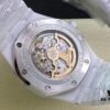 APS AP Royal Oak Series White Ceramic 26579 True Moon Phase Grande Tapisserie Dial 41mm Authentic Automatic Movement 5134 Slim 10.5mm Real Functions