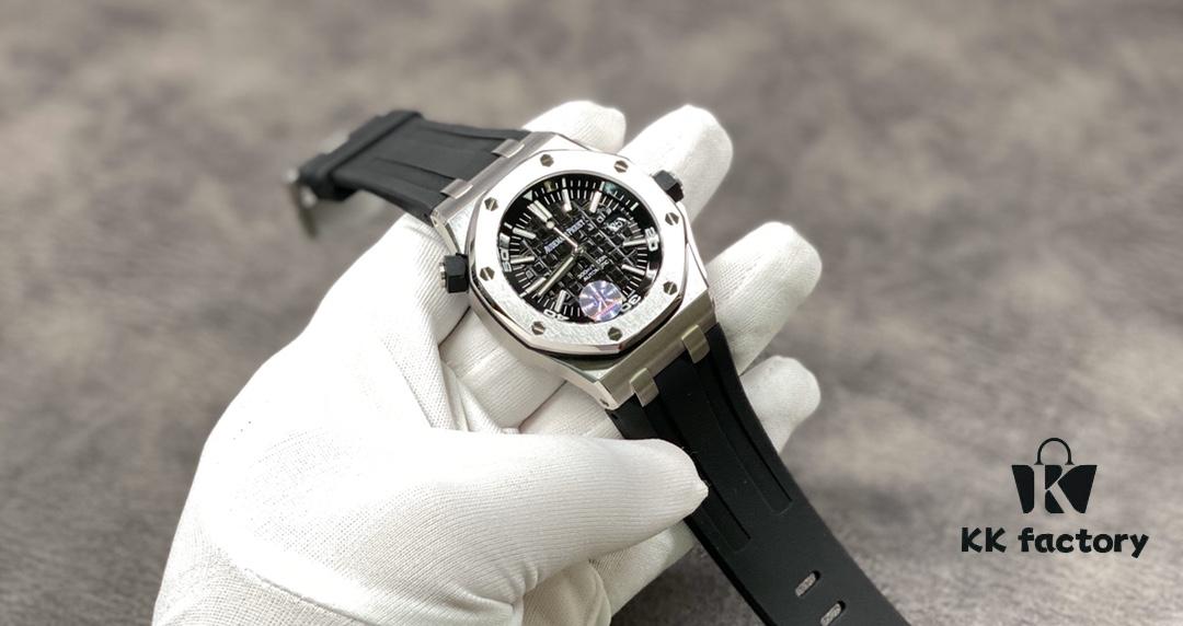 Audemars Piguet Royal Oak Offshore Chronograph Model 15703ST.OO.A002CA.01 - Exclusive Real-Shot Cabinet Version