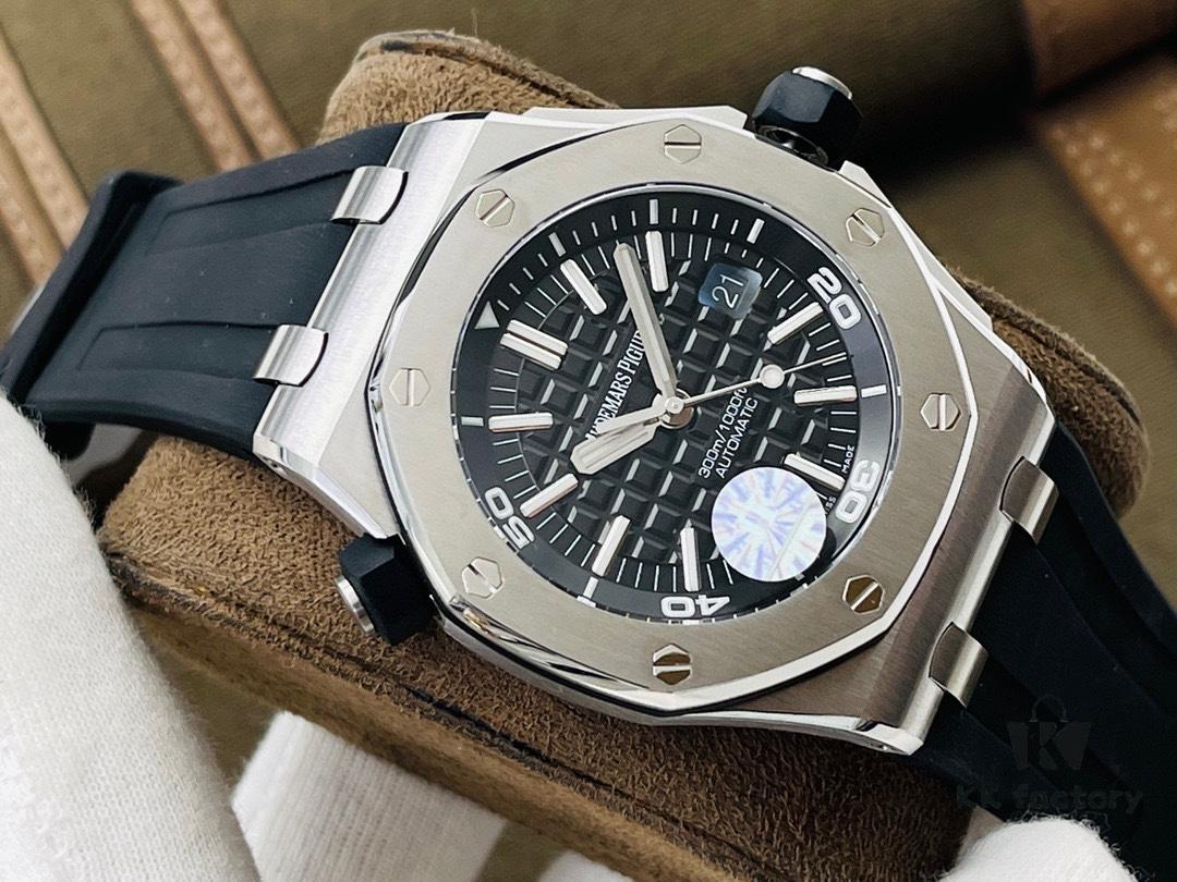 JF Factory 2021 Masterpiece V10 Version - Royal Oak Offshore 15710 Transparent Case Back Series Super V10 Upgraded Edition Returns with Power