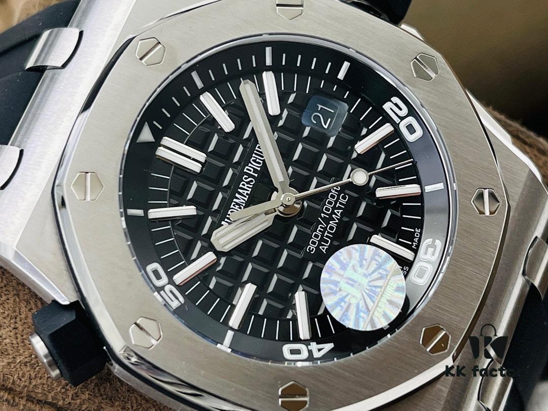 JF Factory 2021 Masterpiece V10 Version - Royal Oak Offshore 15710 Transparent Case Back Series Super V10 Upgraded Edition Returns with Power