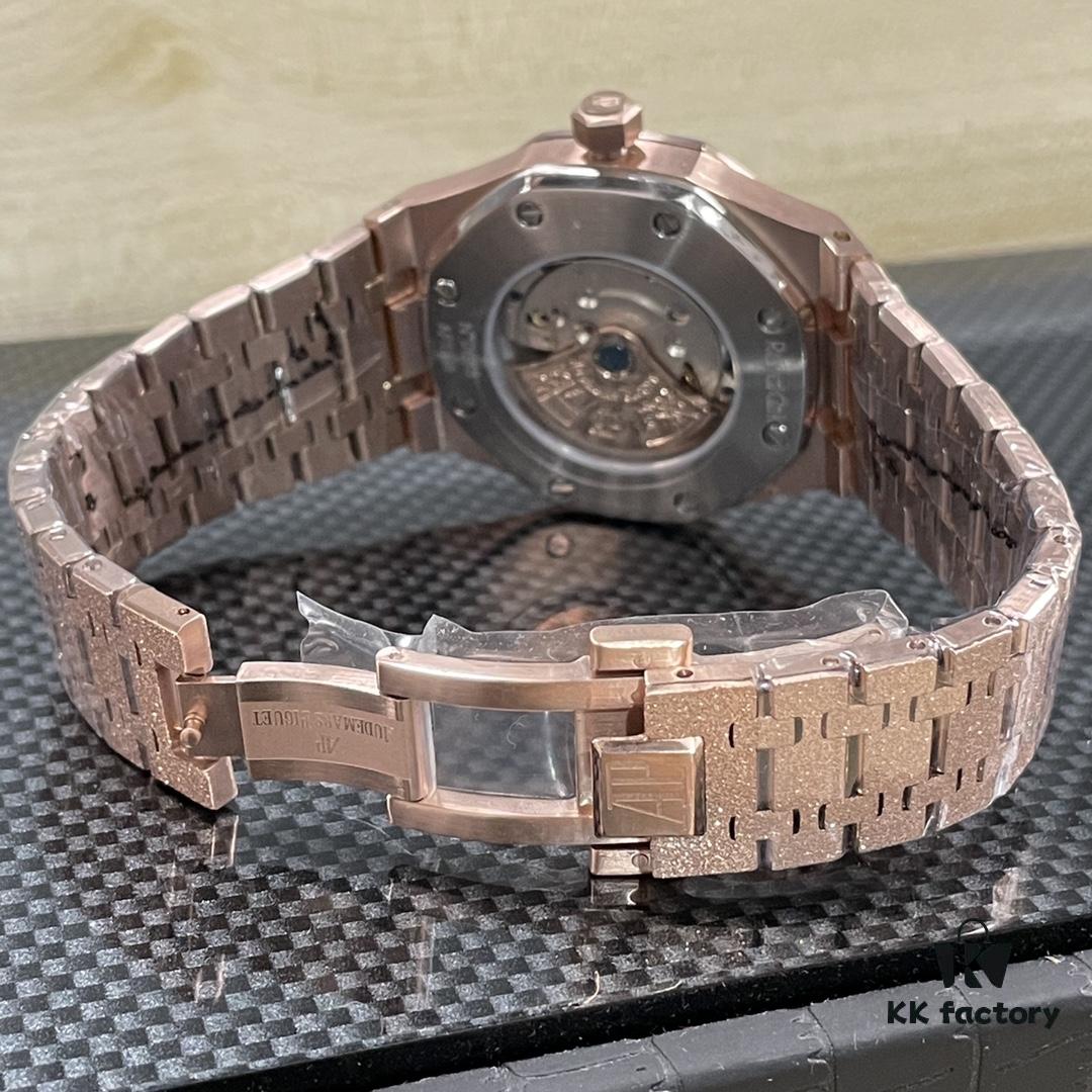 AP Royal Oak 15400 Series Basic Model Automatic Mechanical Watch with Three Hands and Date Display