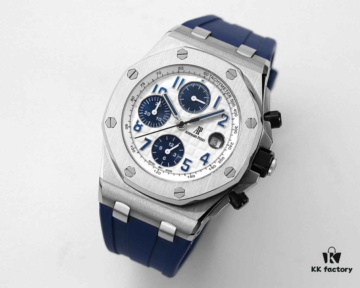 DC New Release, Royal Oak 26470 Series, Featuring Original 12-Position Running Second Chronograph Movement with Identical Functions, Two Years in the Making for a Moment of Excellence