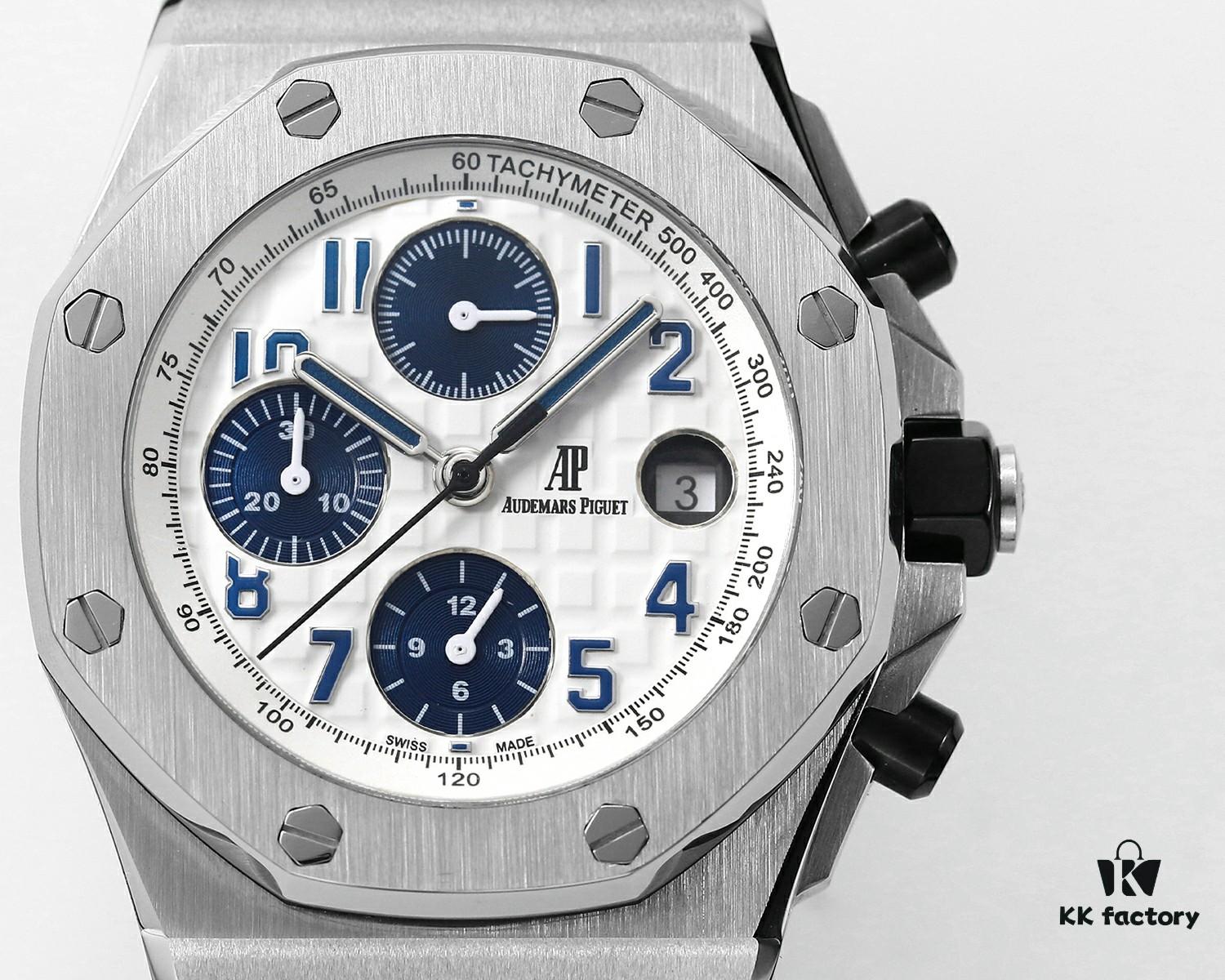 DC New Release, Royal Oak 26470 Series, Featuring Original 12-Position Running Second Chronograph Movement with Identical Functions, Two Years in the Making for a Moment of Excellence