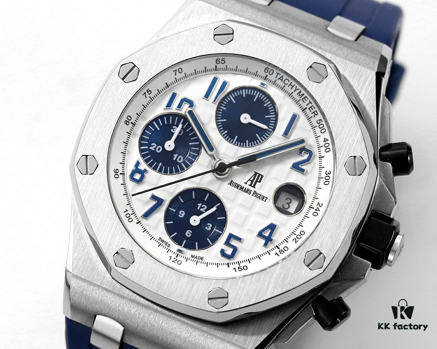 DC New Release, Royal Oak 26470 Series, Featuring Original 12-Position Running Second Chronograph Movement with Identical Functions, Two Years in the Making for a Moment of Excellence