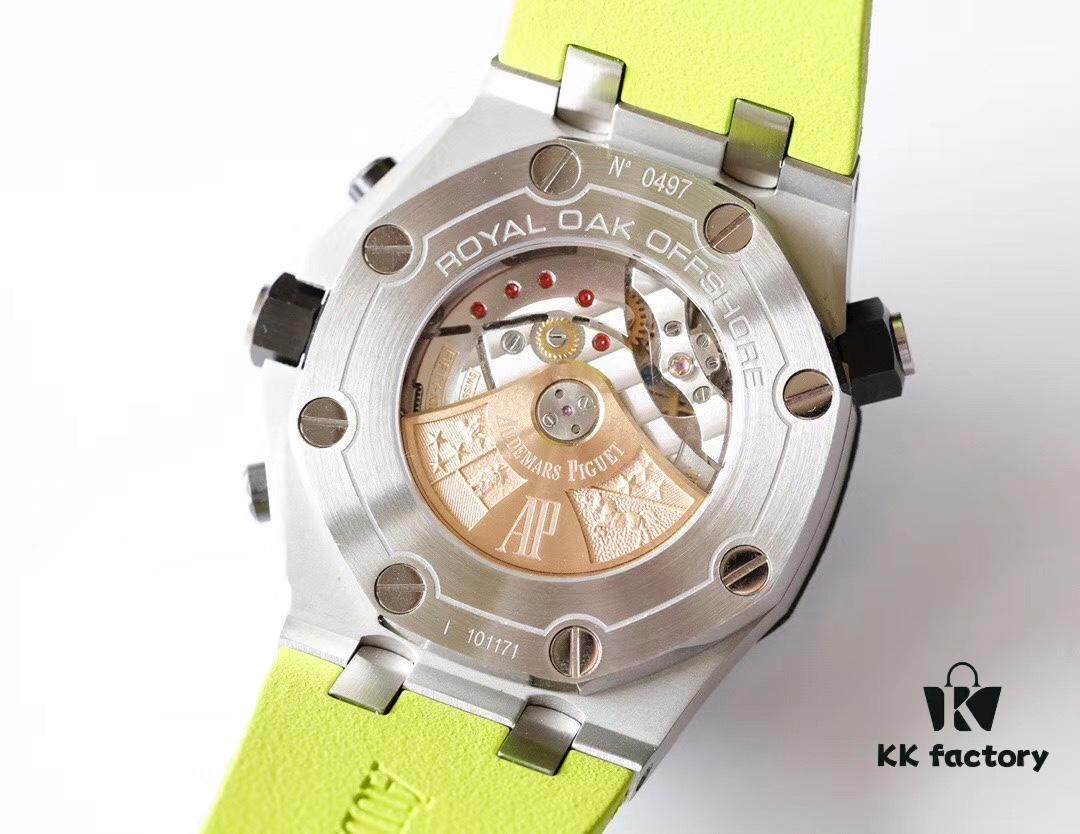 TW Premium Market's Best Replica Royal Oak Series Fruit Dial Chronograph Automatic Men's Watch Model: 26703 with Original Cal.3124 Movement, 42mm Diameter, Super-Luminous