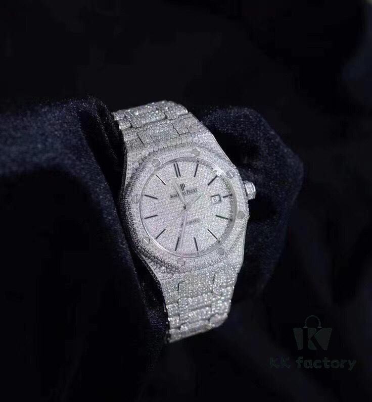 6931a8aeccd8ab3d7af9d1ec Royal Oak 15400 Full Diamond-Paved 'Full Sky of Stars' Series Limited Arrival