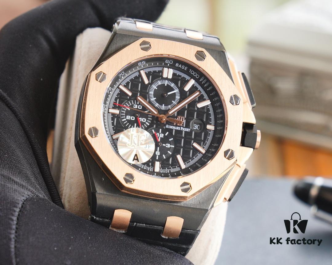 JF Affordable Version A++ Gift Audemars Piguet Royal Oak Offshore Limited Multi-Function Mechanical Watch 44MM 13MM with Replicated Original 3126 Automatic Movement