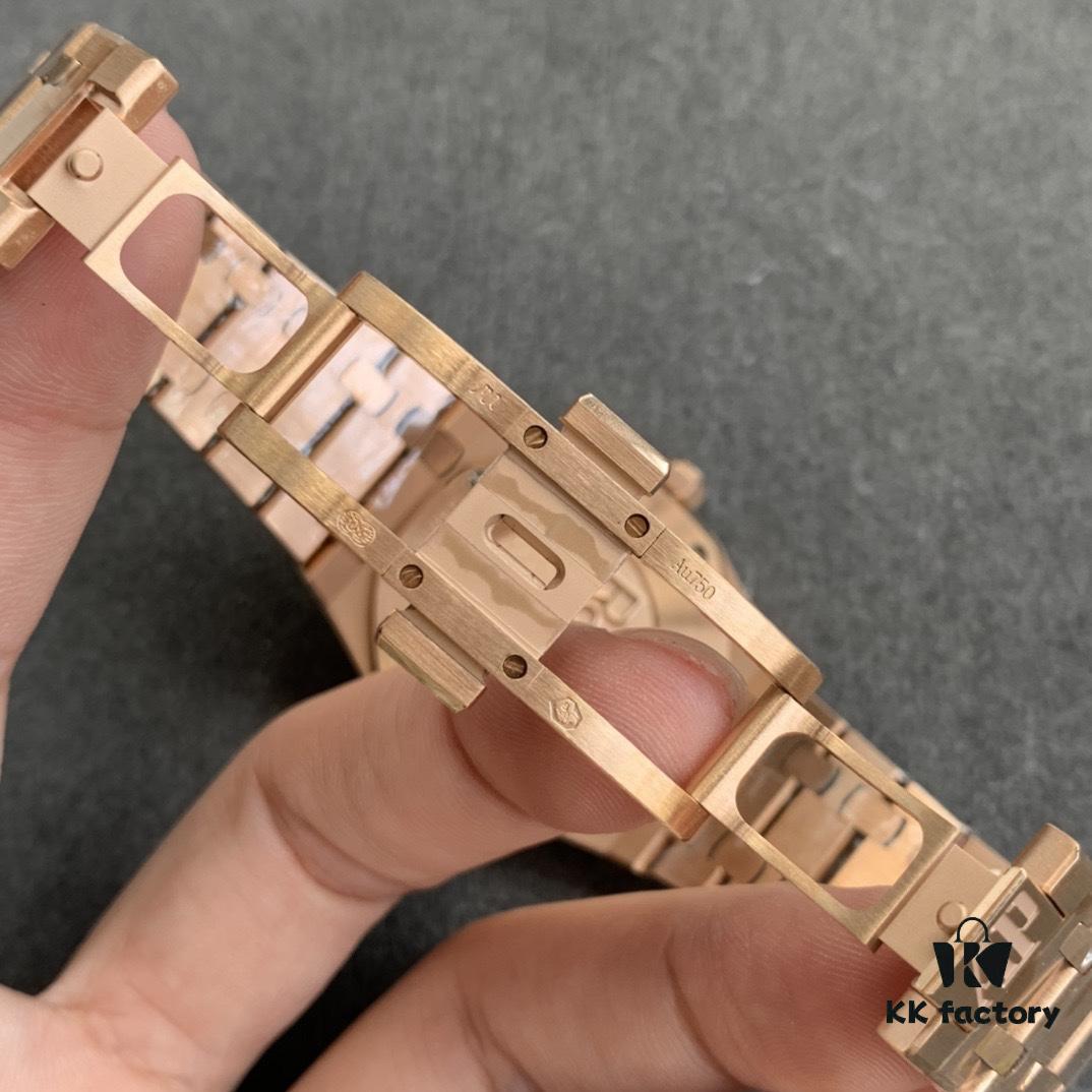 JF Production Arrives AP Women's Watch Hard to Find Even at Boutiques! Royal Oak Series Ladies' Watch with Model Number 67651ST.ZZ.1261ST.01